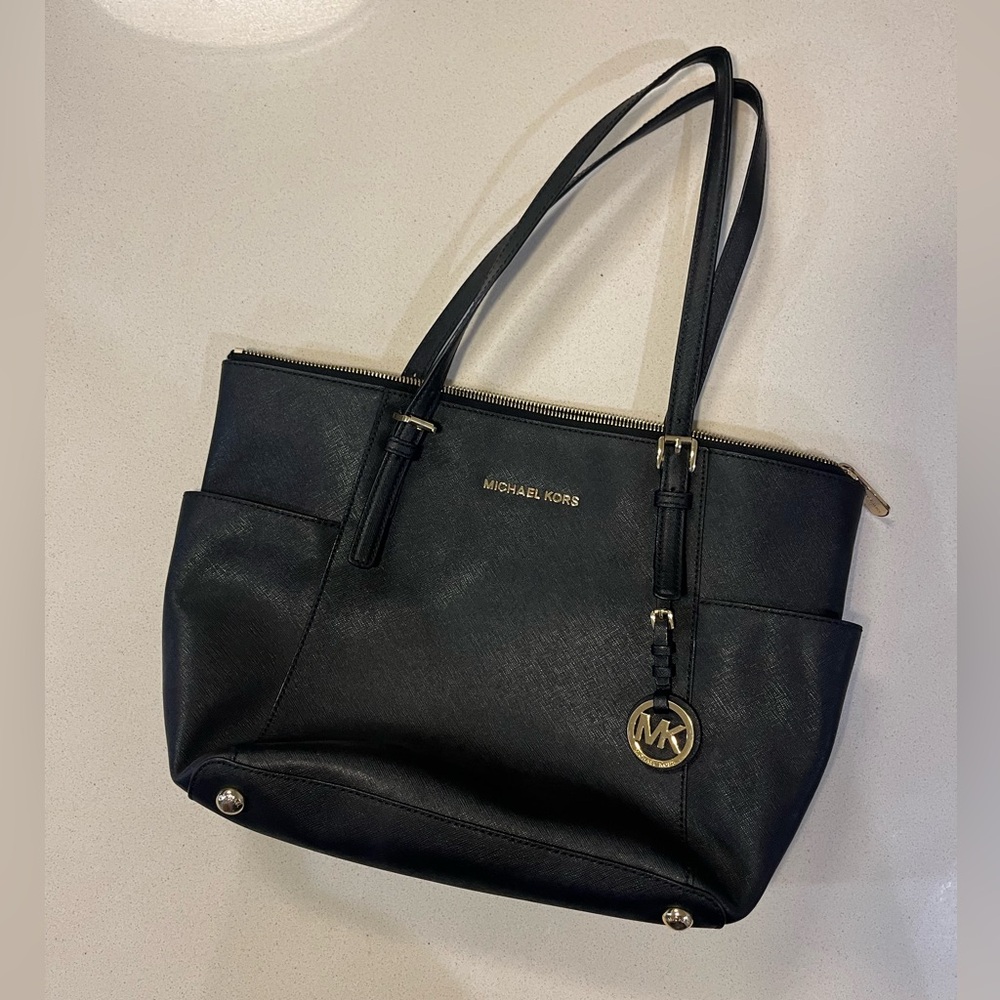 Black Michael Kors Tote Bag